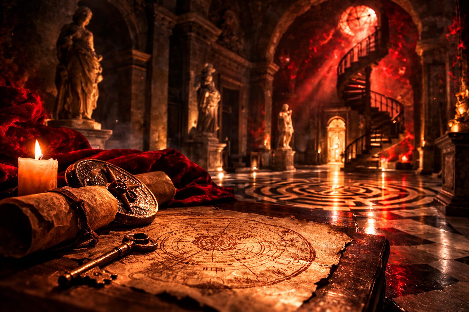 ダヴィンチコード インフェルノの神秘的な街並み