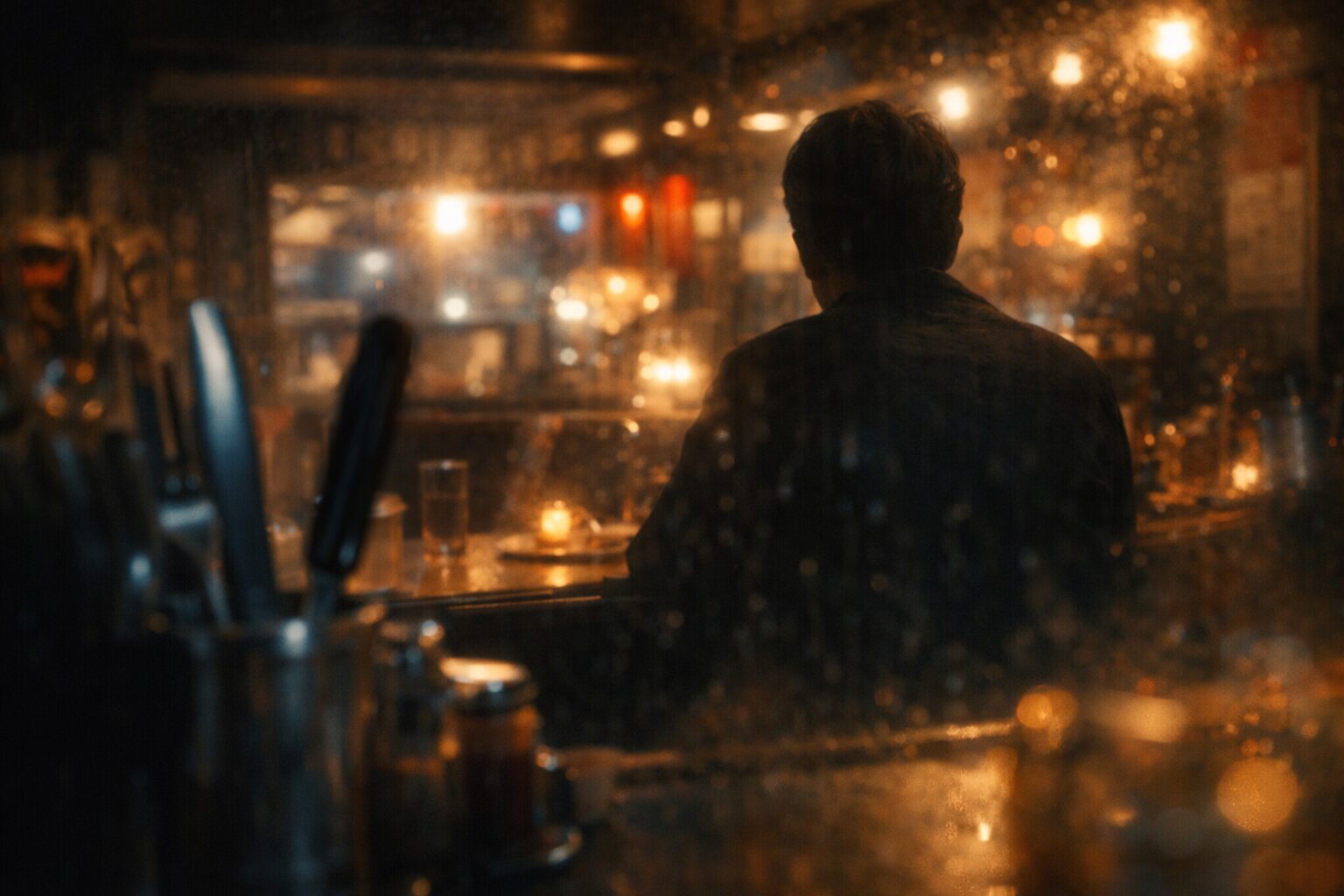 ダイナー - 映画 ひどいと評される世界で佇む男性