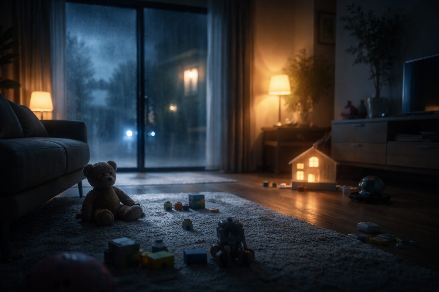 ミーガン2の不気味な室内シーン