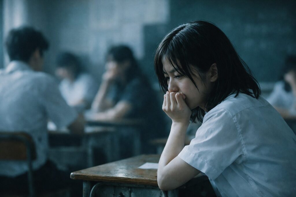 映画『告白』が気まずい理由を解説 女性が佇む重苦しい空気の演出