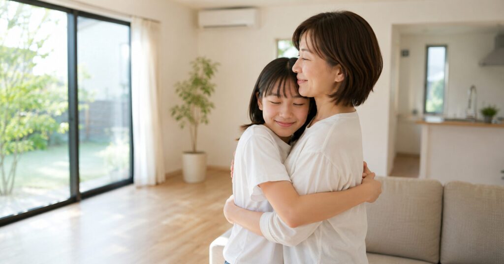 映画『湯を沸かすほどの熱い愛』の感想や母の深い愛情と家族の絆が伝わる雰囲気を表すイメージ画像