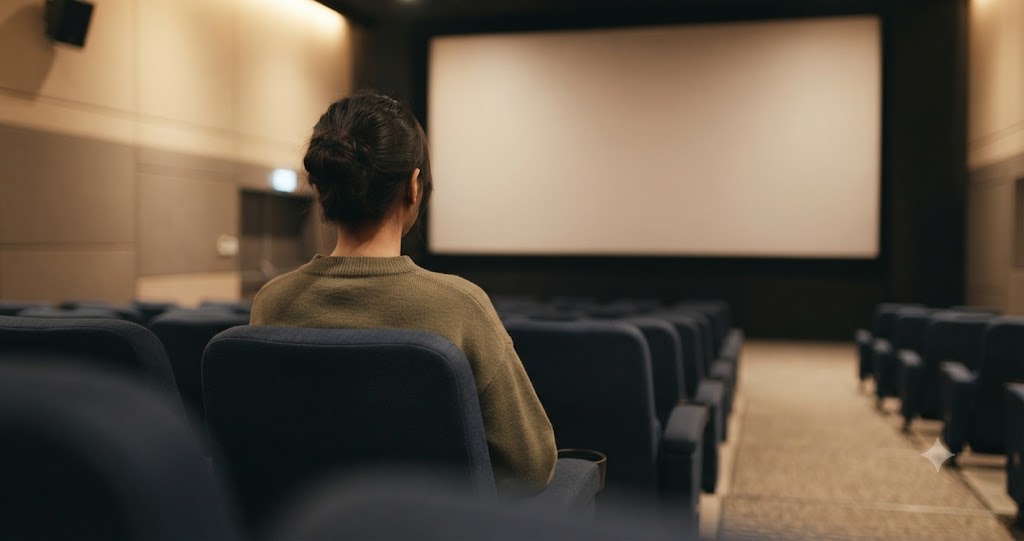 映画の予告何分続くのかを知りたい人向けに上映開始前の映画館の雰囲気を表すイメージ画像