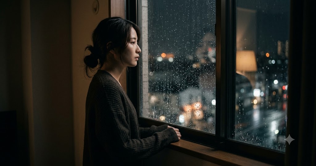 映画『夜、鳥たちが啼く』で複雑な心情を抱えながら生きる登場人物たちを表すイメージ画像