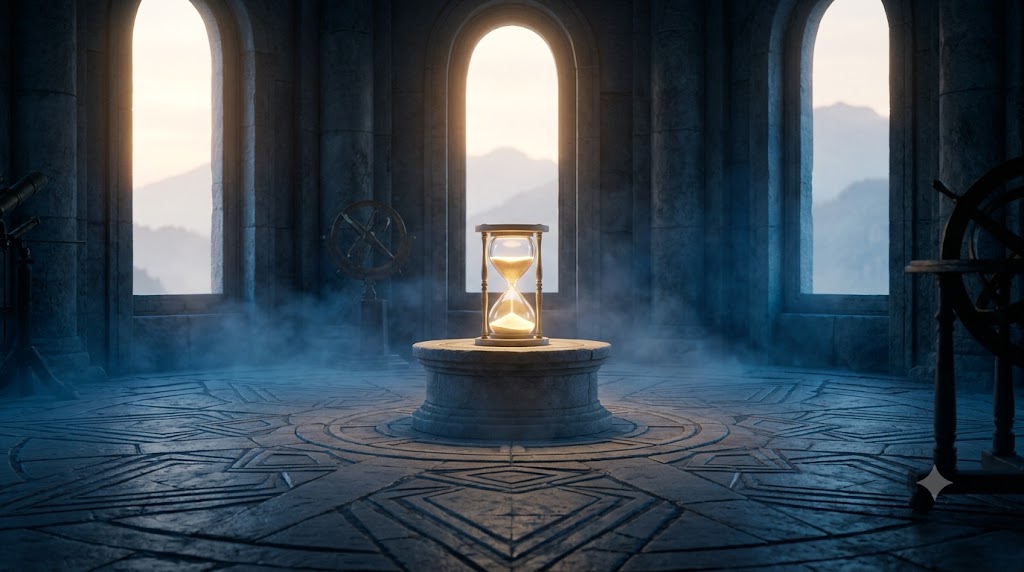 映画『アリス・イン・ワンダーランド／時間の旅』で不思議な世界を冒険する主人公たちを表すイメージ画像