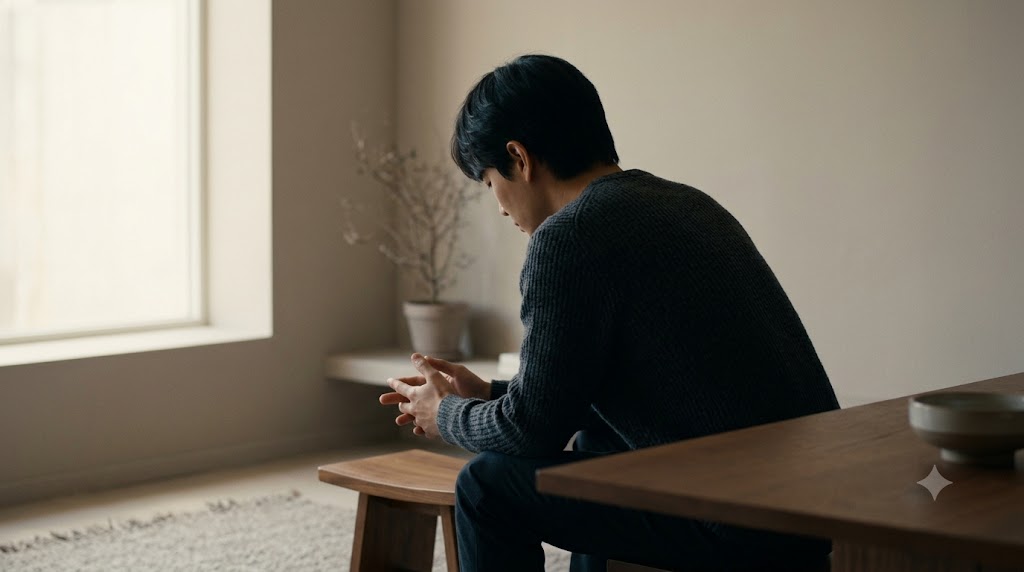 映画『神は見返りを求める』の張り詰めた空気と心理戦を感じさせる雰囲気を表すイメージ画像