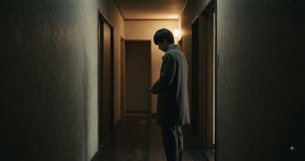 『悪い夏』の転落と物語のテーマを表すイメージ画像