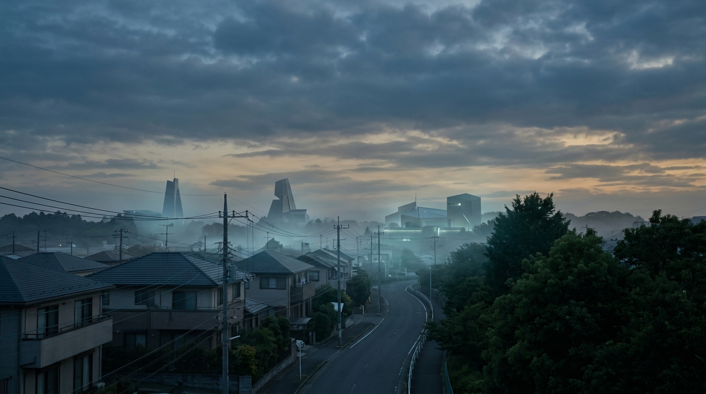 映画『見えざる手のある風景』の世界観と作品の雰囲気を表すイメージ画像
